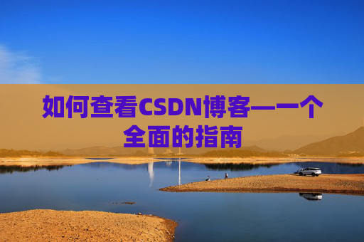 如何查看CSDN博客—一个全面的指南